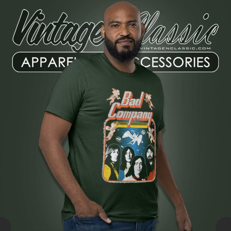 Bad Company Shirt Vintage Burnin Through America Tour Distressed T Shirt Bad Company Shirt Vintage Burnin Through America Tour Distressed T Shirt