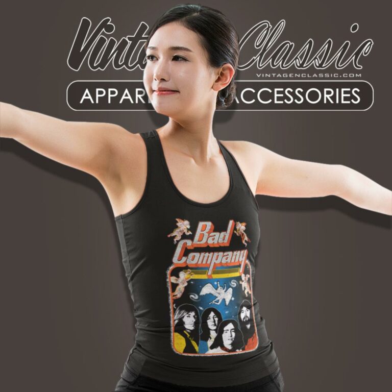 Bad Company Shirt Vintage Burnin Through America Tour Distressed Tank Top Racerback Bad Company Shirt Vintage Burnin Through America Tour Distressed Tank Top Racerback