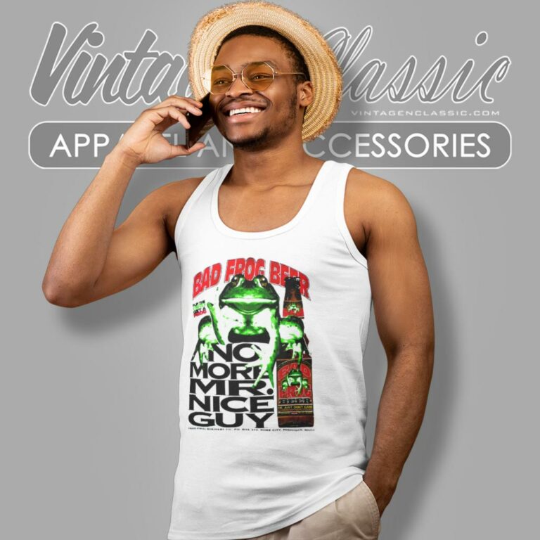 Bad Frog Beer No More Mr Nice Guy Tank Top Racerback Bad Frog Beer No More Mr Nice Guy Tank Top Racerback