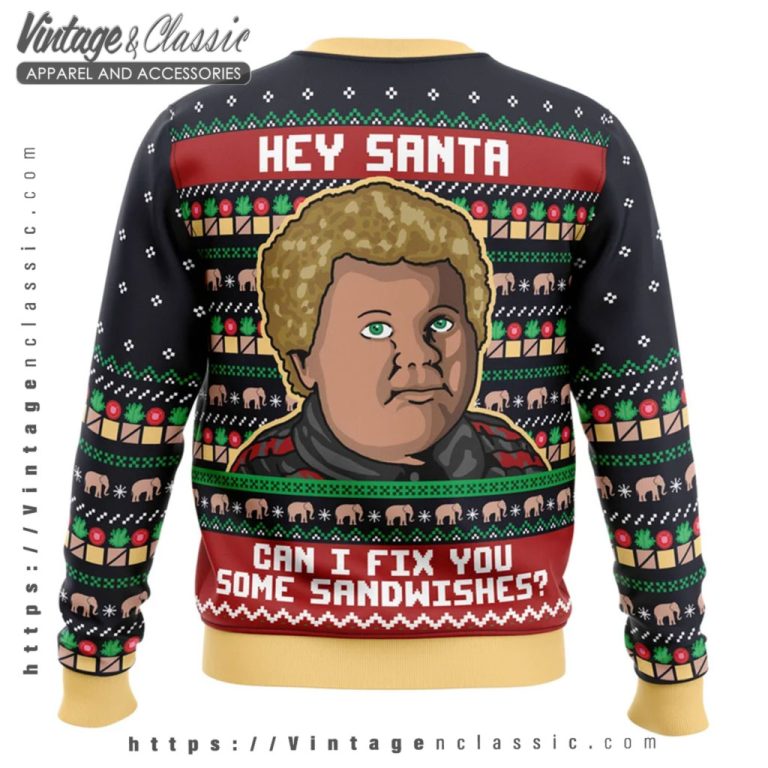 Bad Santa Thurman Merman Ugly Christmas Sweater back Ugly Sweater Bad Santa Thurman Merman Ugly Christmas Sweater back Ugly Sweater
