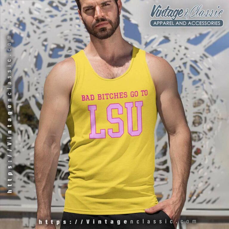 Baddies Go To Lsu Tank Top Racerback Baddies Go To Lsu Tank Top Racerback
