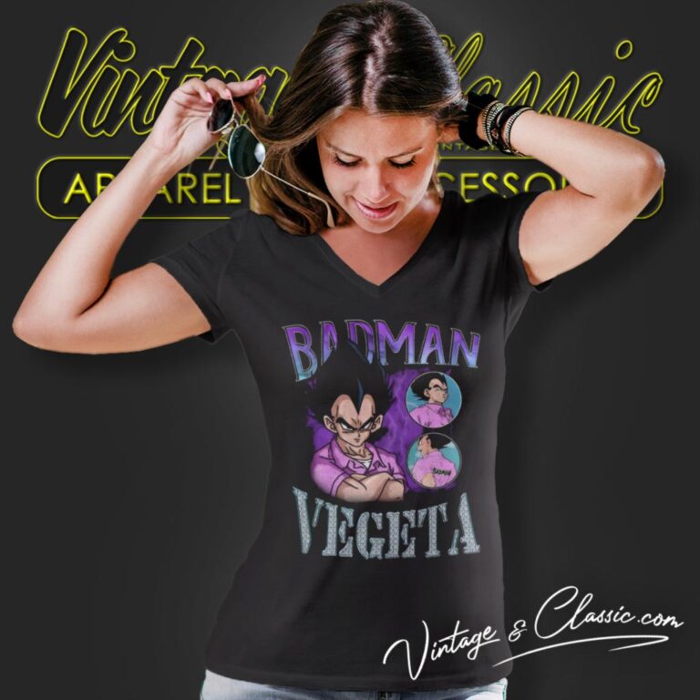 Badman Vegeta V Neck TShirt Badman Vegeta V Neck TShirt