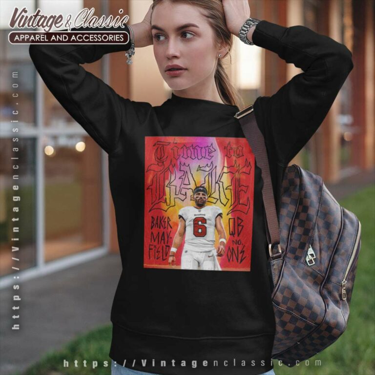 Baker Mayfield Qb No One Time To Bake Tampa Bay Buccaneers Sweatshirt Baker Mayfield Qb No One Time To Bake Tampa Bay Buccaneers Sweatshirt