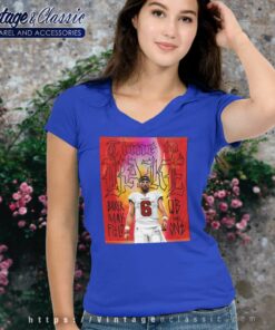 Baker Mayfield Qb No One Time To Bake Tampa Bay Buccaneers V Neck TShirt