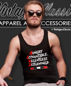 Baker Mayfield Shirt Hungry Accountable Relentless Determined Tank Top Racerback