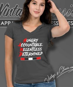 Baker Mayfield Shirt Hungry Accountable Relentless Determined V Neck TShirt