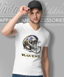 Baltimore Afc North Champions Vintage V Neck TShirt