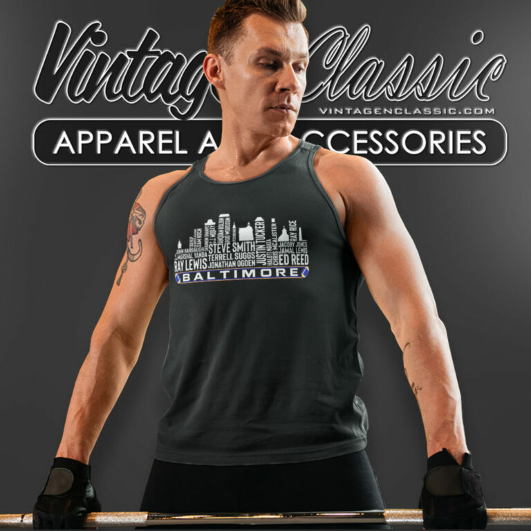 Baltimore Football Team All Time Legends Tank Top Racerback Baltimore Football Team All Time Legends Tank Top Racerback