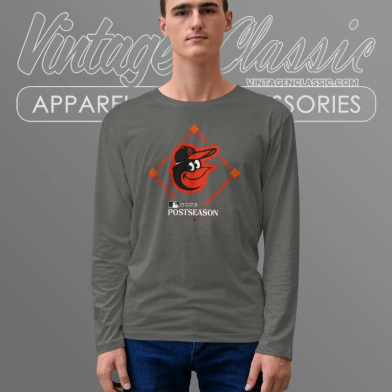 Baltimore Orioles 2023 Postseason Around The Horn Long Sleeve Tee Baltimore Orioles 2023 Postseason Around The Horn Long Sleeve Tee