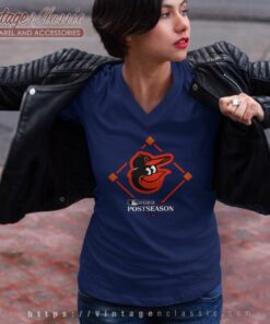 Baltimore Orioles 2023 Postseason Around The Horn V Neck TShirt