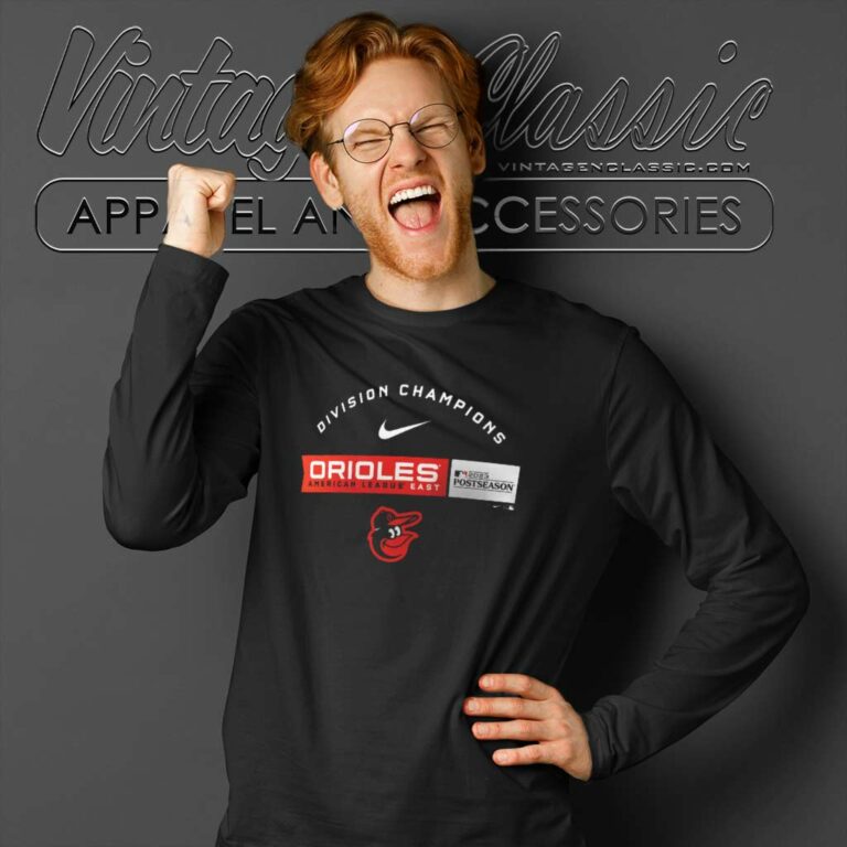 Baltimore Orioles Nike Al East Division Champions 2023 Long Sleeve Tee Baltimore Orioles Nike Al East Division Champions 2023 Long Sleeve Tee