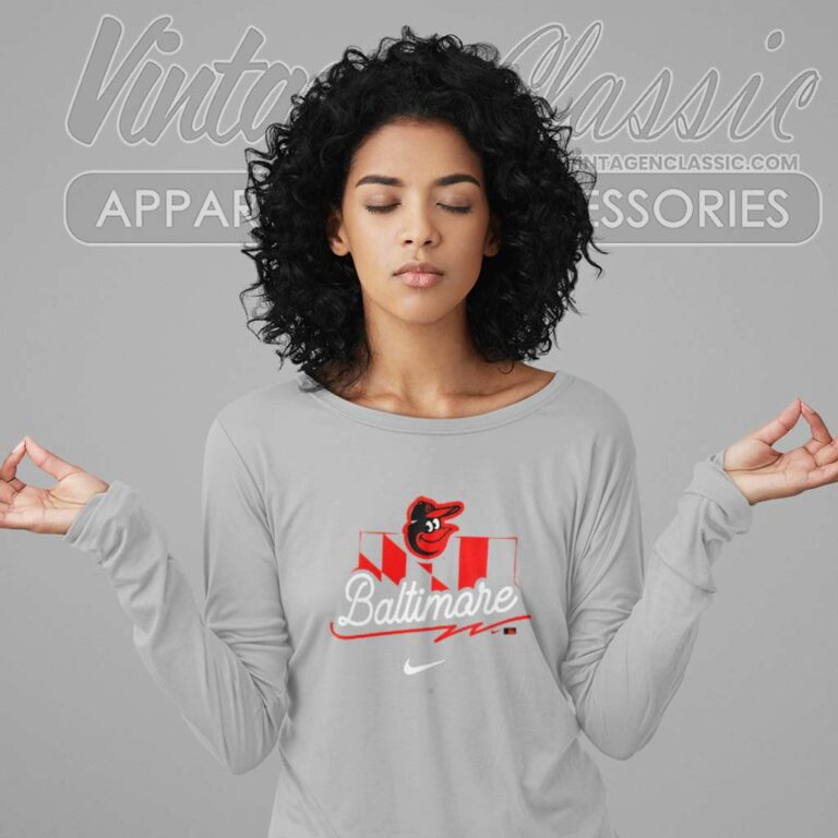 Baltimore Orioles Nike Logo Local Team Long Sleeve Tee Baltimore Orioles Nike Logo Local Team Long Sleeve Tee