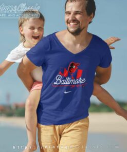 Baltimore Orioles Nike Logo Local Team V Neck TShirt