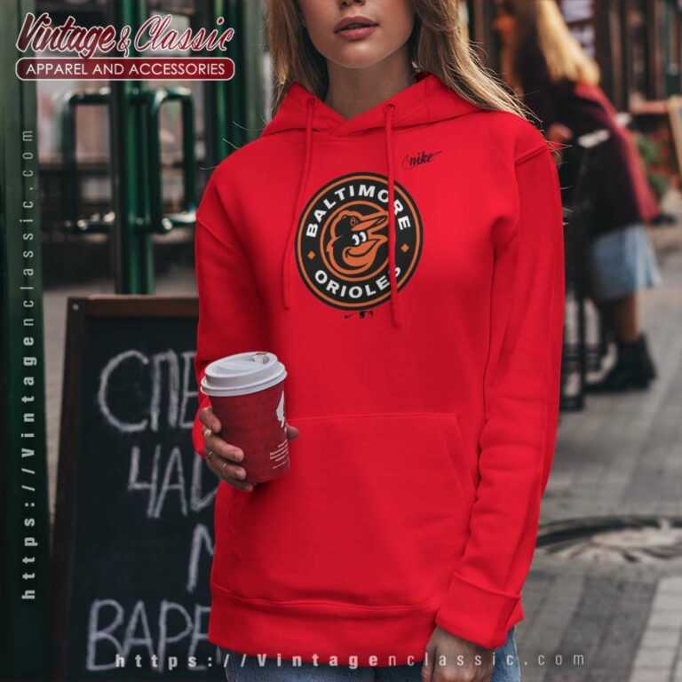 Baltimore Orioles Nike Orange Cooperstown Collection Logo Hoodie Baltimore Orioles Nike Orange Cooperstown Collection Logo Hoodie