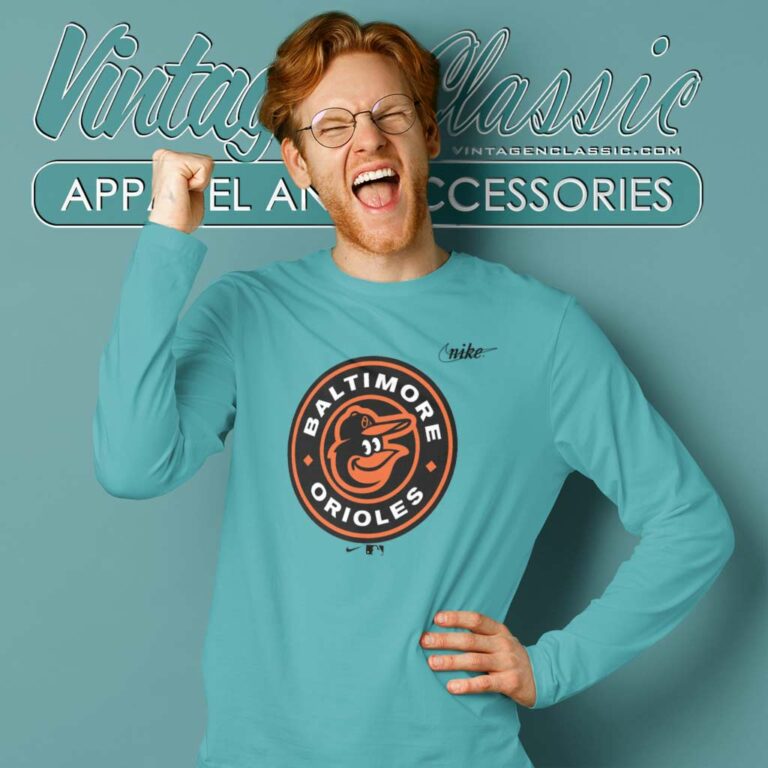 Baltimore Orioles Nike Orange Cooperstown Collection Logo Long Sleeve Tee Baltimore Orioles Nike Orange Cooperstown Collection Logo Long Sleeve Tee