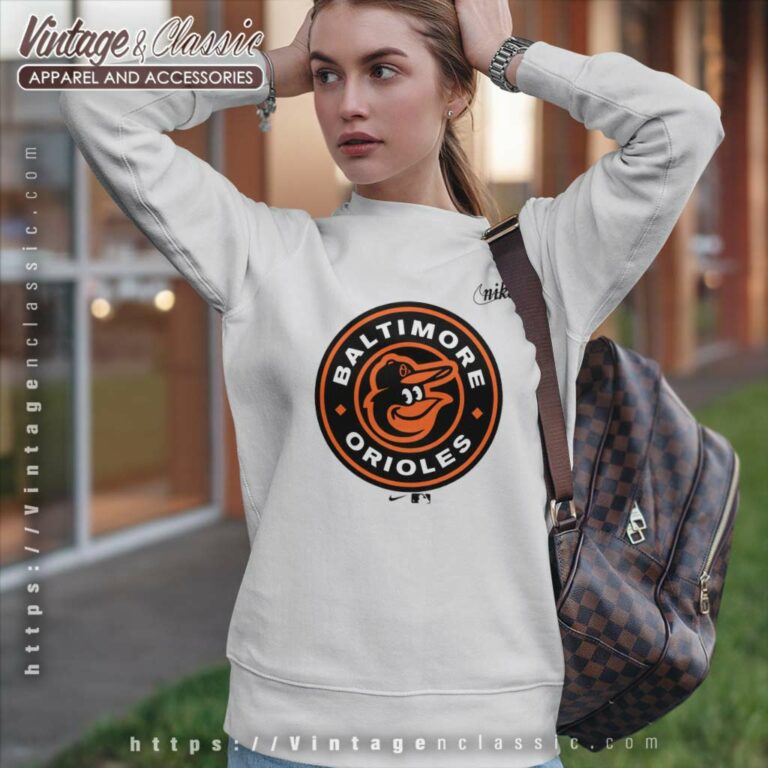 Baltimore Orioles Nike Orange Cooperstown Collection Logo Sweatshirt Baltimore Orioles Nike Orange Cooperstown Collection Logo Sweatshirt