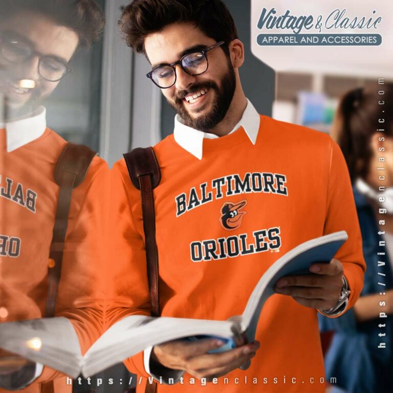 Baltimore Orioles Orange Heart And Soul Sweatshirt Baltimore Orioles Orange Heart And Soul Sweatshirt