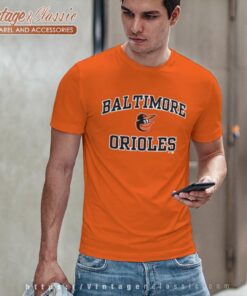 Baltimore Orioles Orange Heart And Soul T Shirt