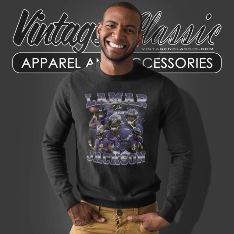 Baltimore Raven Qb Lamar Jackson Sweatshirt Baltimore Raven Qb Lamar Jackson Sweatshirt