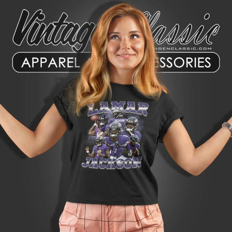 Baltimore Raven Qb Lamar Jackson Women TShirt Baltimore Raven Qb Lamar Jackson Women TShirt
