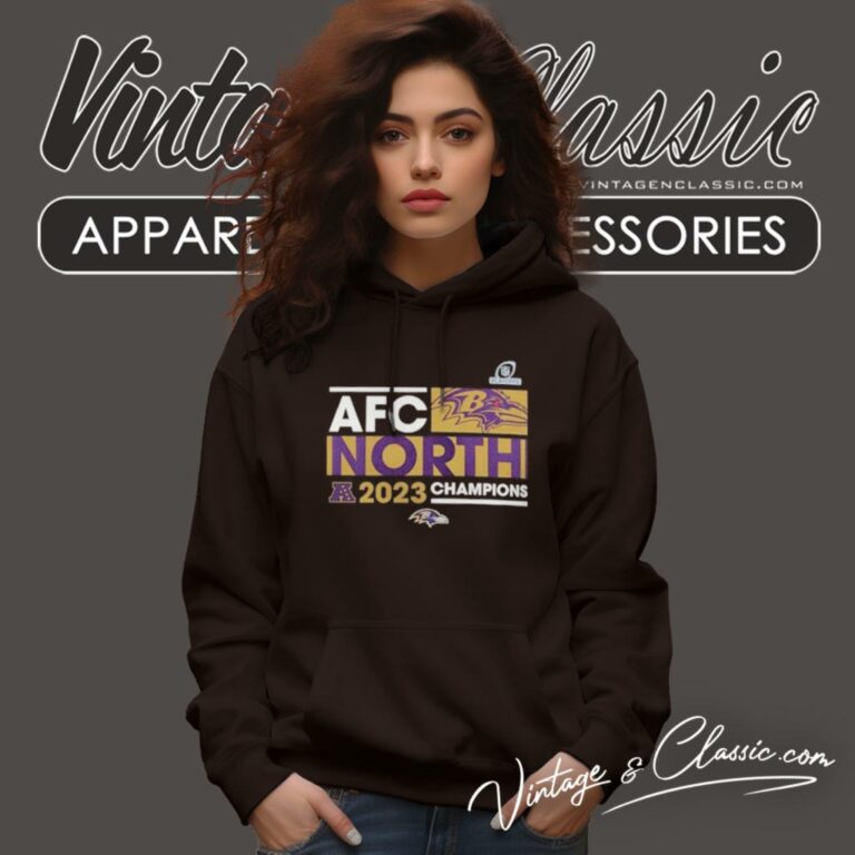 Baltimore Ravens 2023 Afc North Division Champions Hoodie Baltimore Ravens 2023 Afc North Division Champions Hoodie