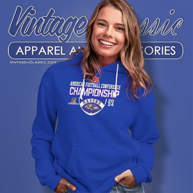 Baltimore Ravens Afc American Football Conference Championship 2023 2024 Hoodie Baltimore Ravens Afc American Football Conference Championship 2023 2024 Hoodie