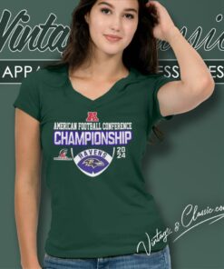 Baltimore Ravens Afc American Football Conference Championship 2023 2024 V Neck TShirt