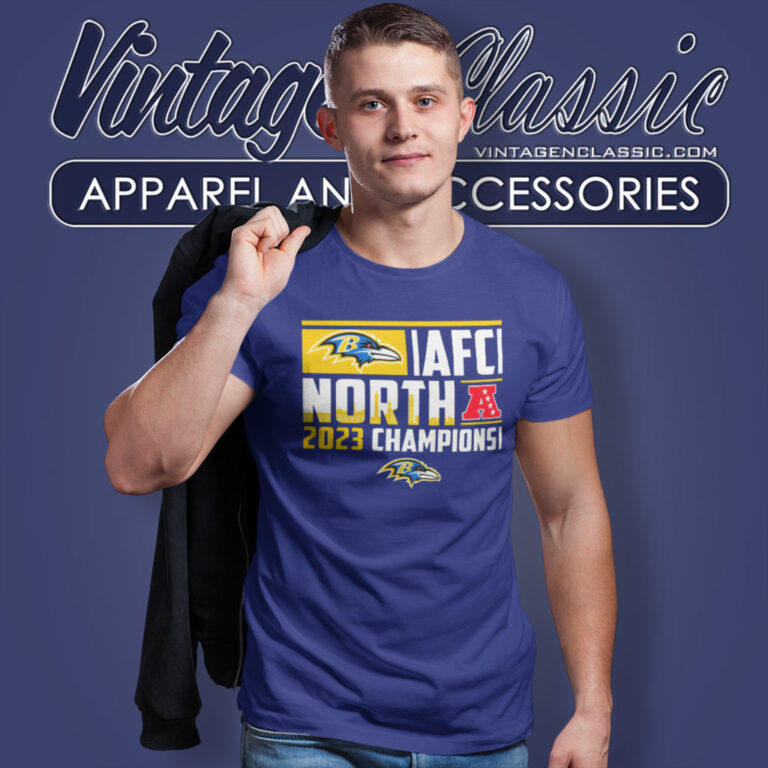 Baltimore Ravens Afc North 2023 Champions T Shirt Baltimore Ravens Afc North 2023 Champions T Shirt