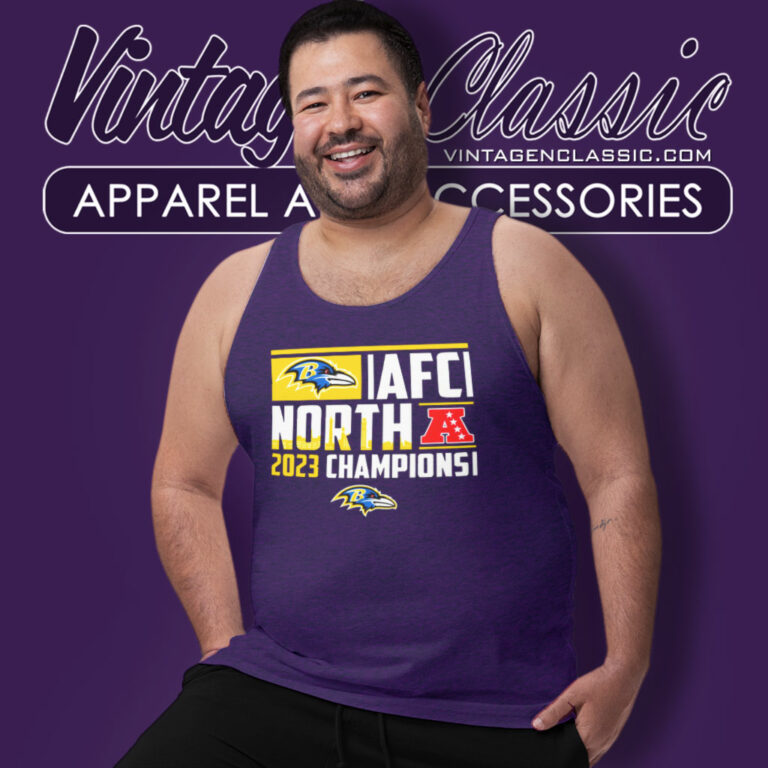 Baltimore Ravens Afc North 2023 Champions Tank Top Racerback Baltimore Ravens Afc North 2023 Champions Tank Top Racerback