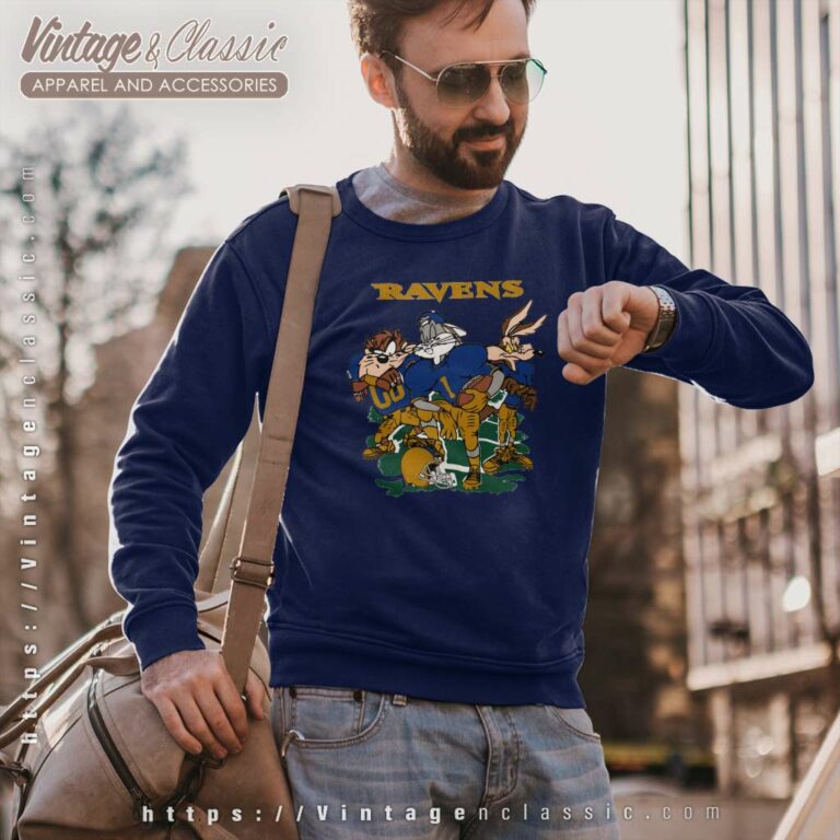 Baltimore Ravens Bugs Bunny And Taz Sweatshirt Baltimore Ravens Bugs Bunny And Taz Sweatshirt