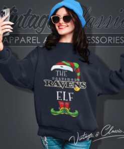 Baltimore Ravens Christmas Elf Funny Nfl Shirt