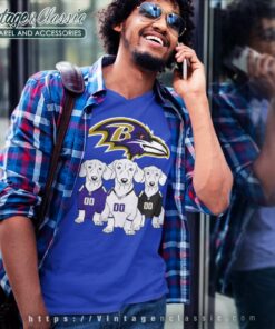 Baltimore Ravens Dachshund Dogs Shirt 6 Baltimore Ravens Dachshund Dogs V Neck TShirt