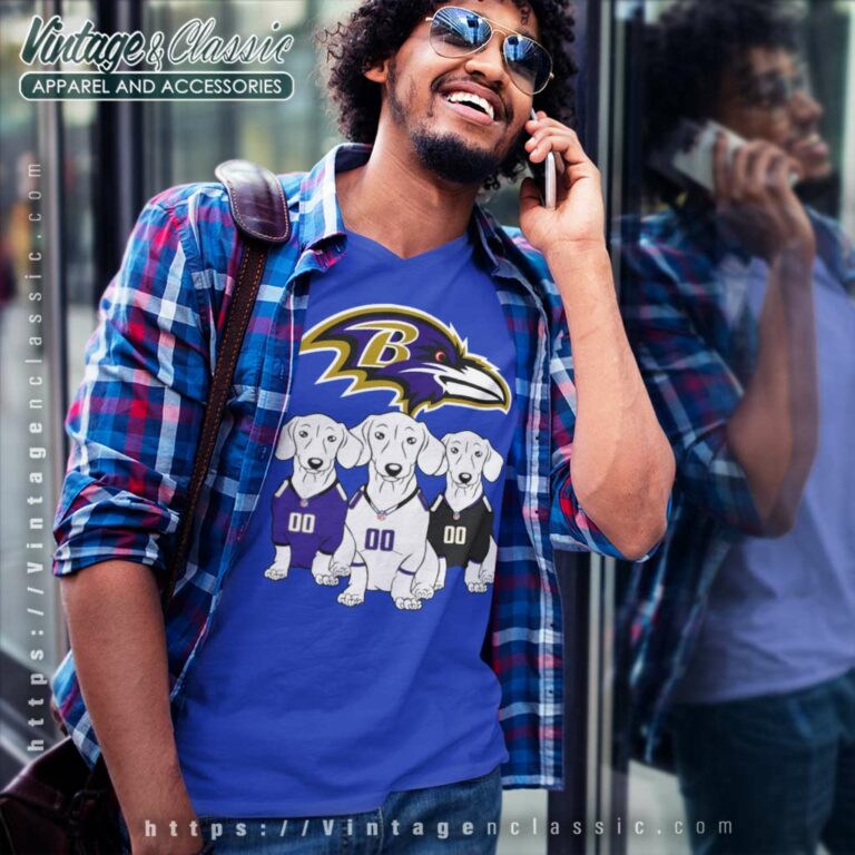 Baltimore Ravens Dachshund Dogs V Neck TShirt Baltimore Ravens Dachshund Dogs V Neck TShirt