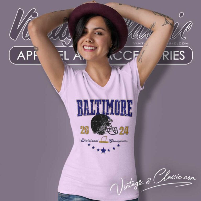 Baltimore Ravens Division Champions V Neck TShirt Baltimore Ravens Division Champions V Neck TShirt