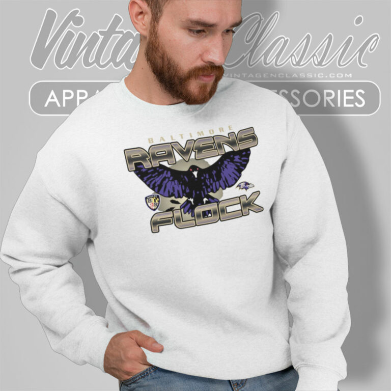 Baltimore Ravens Flock Shirt For Fan Sweatshirt Baltimore Ravens Flock Shirt For Fan Sweatshirt