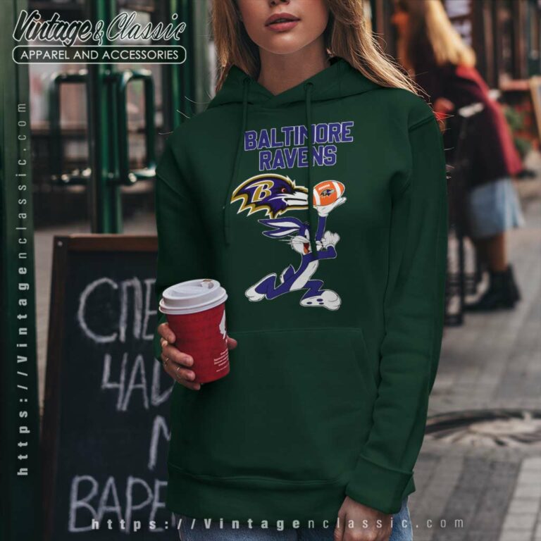 Baltimore Ravens Football Bunny Hoodie Baltimore Ravens Football Bunny Hoodie