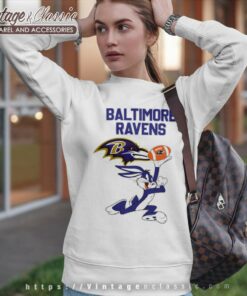 Baltimore Ravens Football Bunny Shirt 4 Baltimore Ravens Football Bunny Sweatshirt