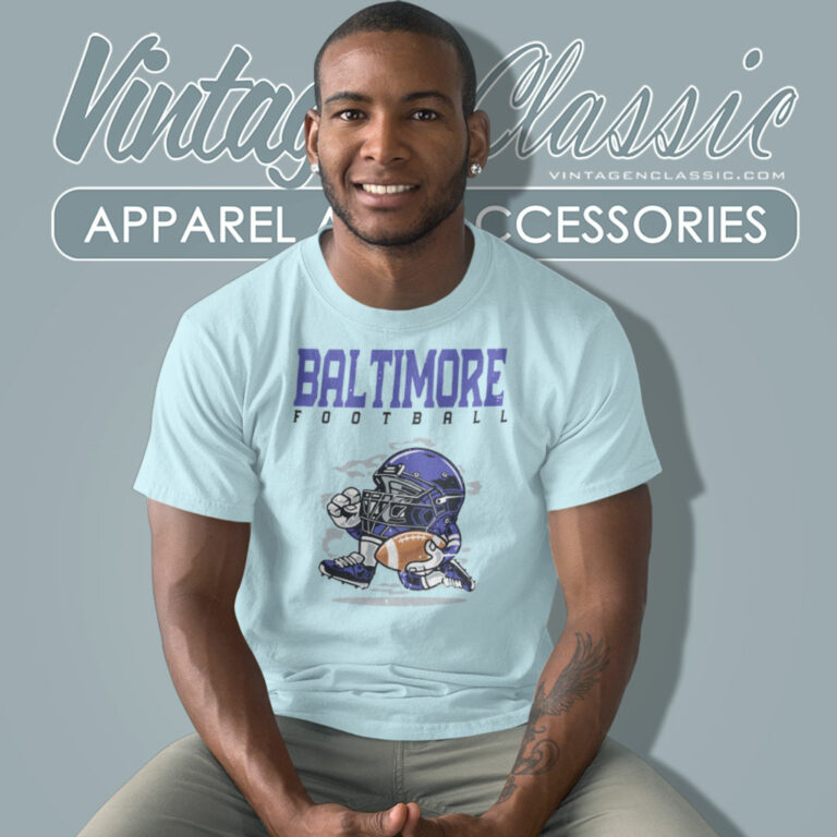 Baltimore Ravens Football Helmet Vintage T Shirt Baltimore Ravens Football Helmet Vintage T Shirt