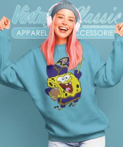 Baltimore Ravens Football Spongebob Sweatshirt