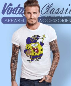 Baltimore Ravens Football Spongebob T Shirt