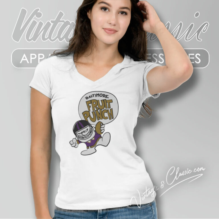 Baltimore Ravens Fruit Punch Funny V Neck TShirt Baltimore Ravens Fruit Punch Funny V Neck TShirt