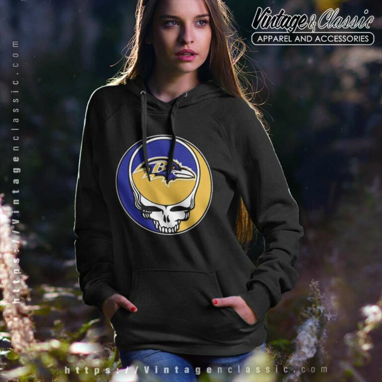 Baltimore Ravens Grateful Dead Steal Your Face Hoodie Baltimore Ravens Grateful Dead Steal Your Face Hoodie