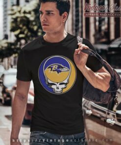 Baltimore Ravens Grateful Dead Steal Your Face T Shirt