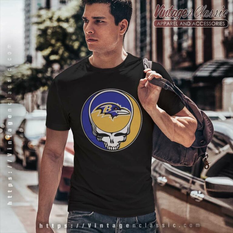 Baltimore Ravens Grateful Dead Steal Your Face T Shirt Baltimore Ravens Grateful Dead Steal Your Face T Shirt