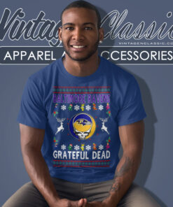 Baltimore Ravens Grateful Dead Ugly Christmas T Shirt