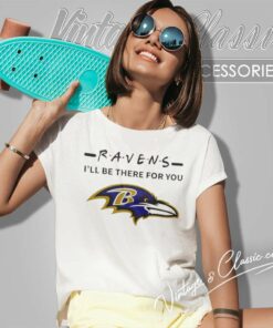 Baltimore Ravens I Will Be There For You Friends Logo Women TShirt