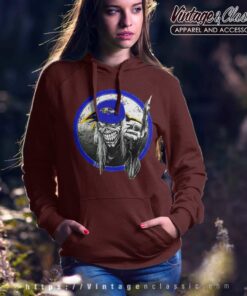 Baltimore Ravens Iron Maiden Skull Hoodie