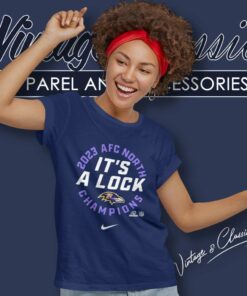 Baltimore Ravens Its A Lock Afc North Division Champions Nike Women TShirt