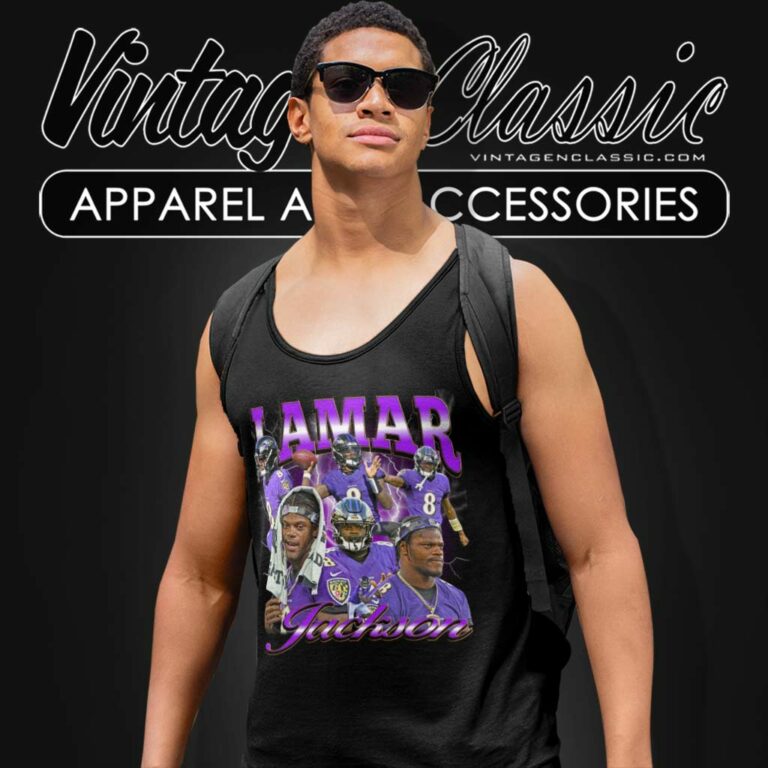 Baltimore Ravens Lamar Jackson Mvp Tank Top Racerback Baltimore Ravens Lamar Jackson Mvp Tank Top Racerback
