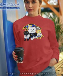 Baltimore Ravens Logo Cats Shirt 4 Baltimore Ravens Logo Cats Sweatshirt